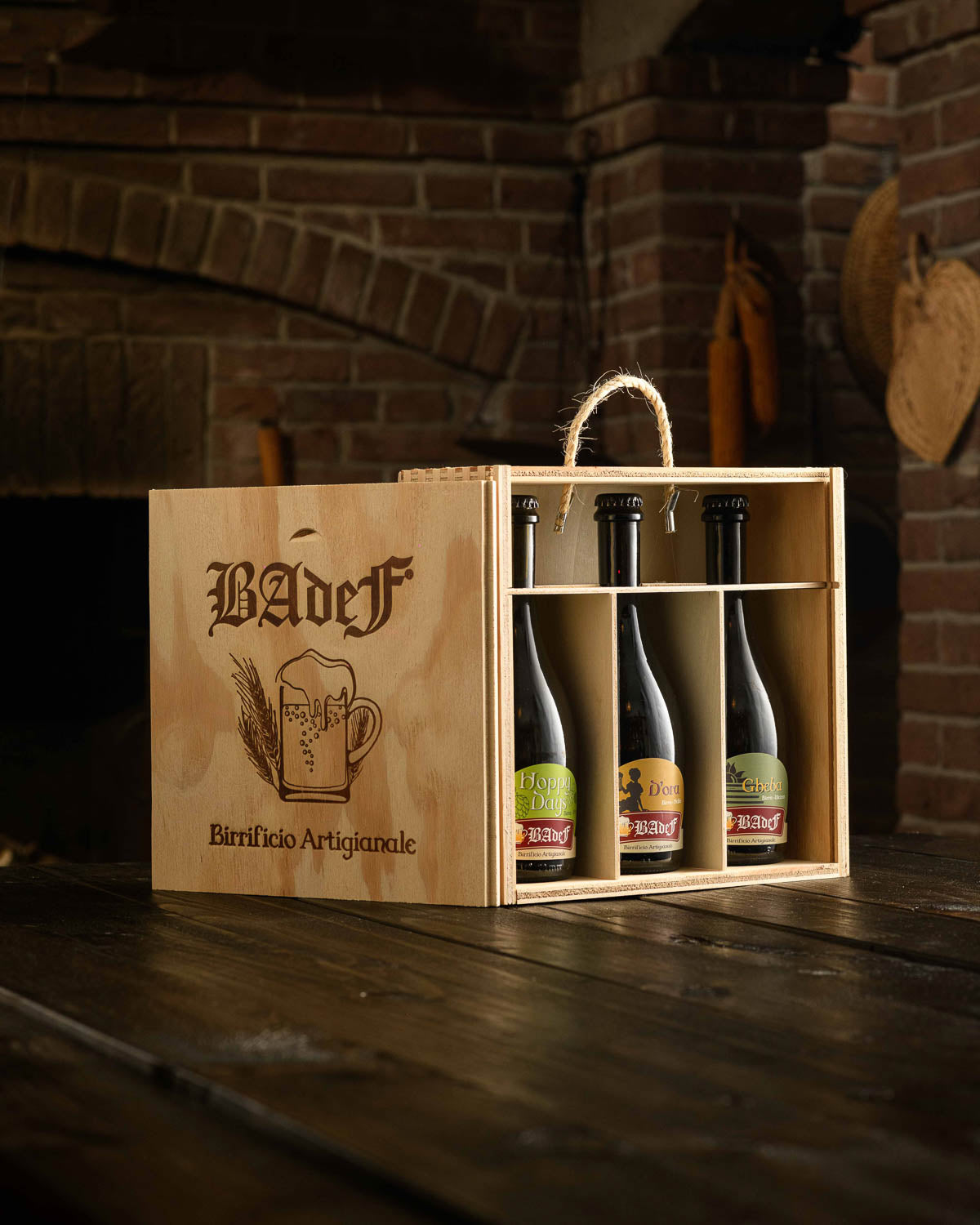 il tesoretto box degustazione 3 bottiglie birra birrificio artigianale badef