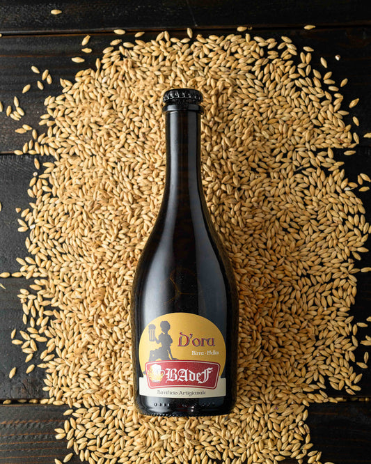 d'ora birra helles birrificio artigianale badef