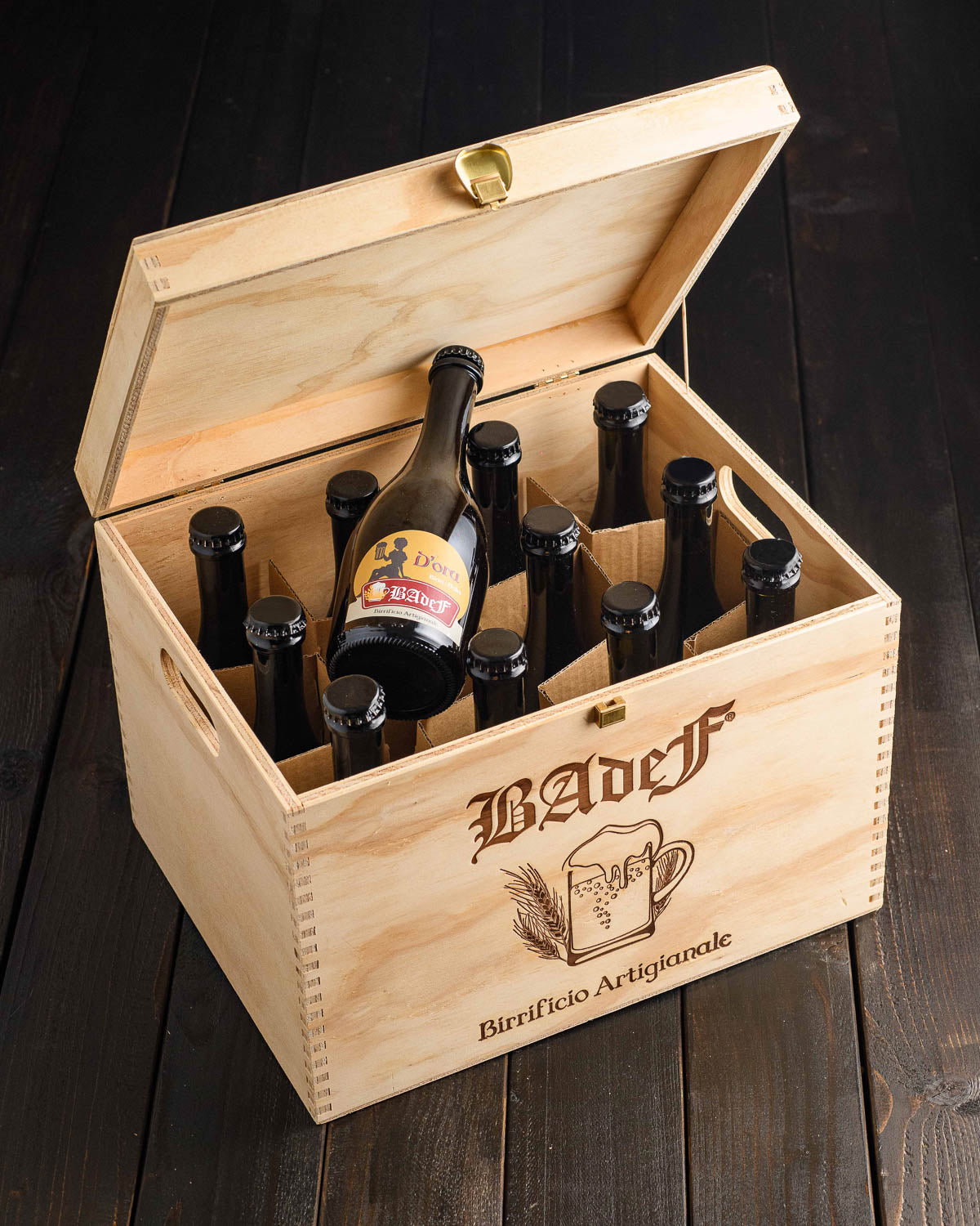 il forziere box degustazione regalo 12 bottiglie birra artigianale