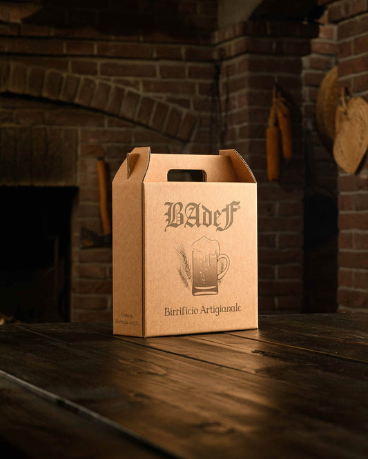 Confezione in cartone per 3 bottiglie 0,5L (VUOTO)