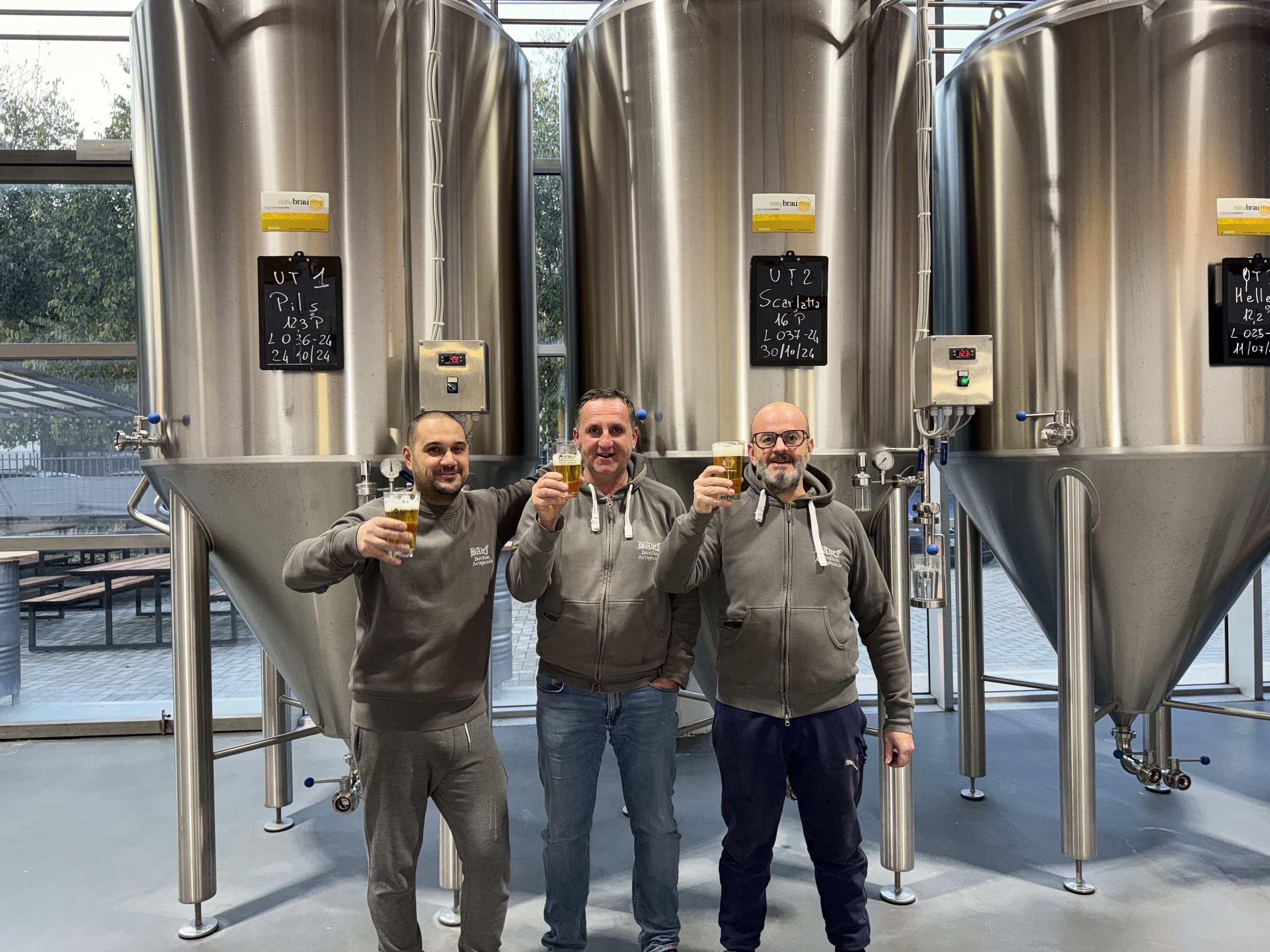 Birrificio Badef Sergio Assoni, Giordano Manessi, Michele Foppoli